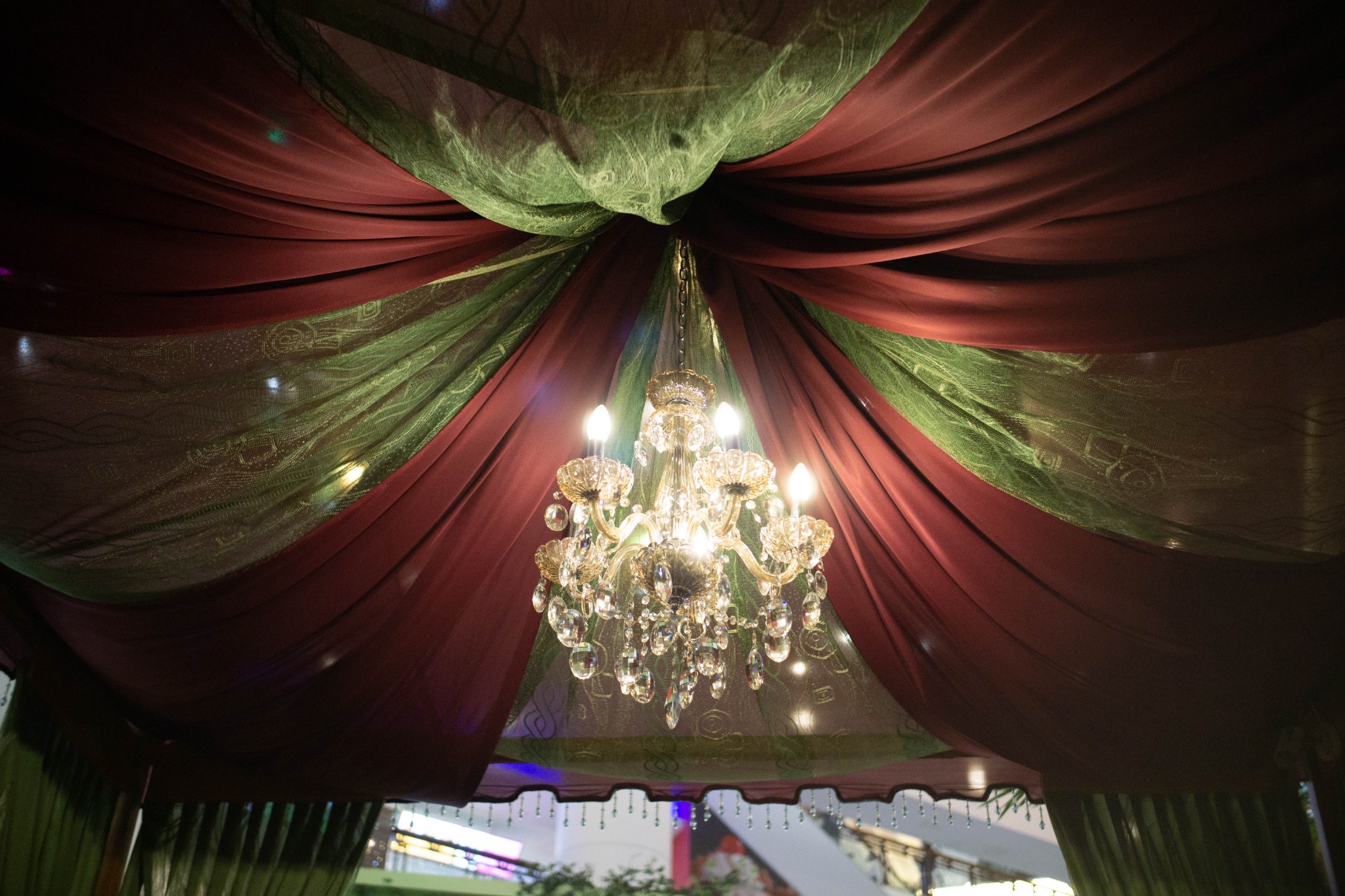 Ambient Chandelier Lighting